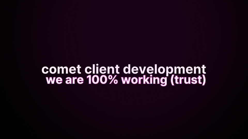 Comet Client Development